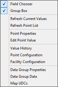 Context menu